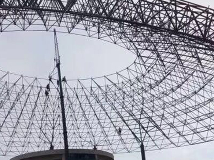 日照篮球馆球形网架厂家价格